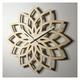 Tigrezy - Lotus Bambou Bois Moderne Fleur Horloge Murale Creative Bambou Mur Horloge Murale