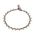 Bohemian Shower,'Tiger's Eye Beaded Anklet from Thailand'