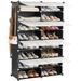 Rebrilliant 32 Pair Stackable Accent in Black | 50.1 H x 33.5 W x 12.4 D in | Wayfair BF795E04C7434719894F0483A2E064B0