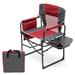 Arlmont & Co. Wetumka Folding Director Chair in Red/Black | 36 H x 25 W x 21 D in | Wayfair F733BDE09DB0432E92AEE2C4F933D98C