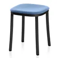 Emeco 1 Inch Small Stool, Upholstered - 1 INCH 18 DARK PC CAQUE012
