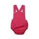 Slowmoose Newborn Kids Bodysuit, Jumpsuit, Sunsuit Outfits 3T / Rose Red