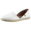 Espadrille VERBENAS "Carmen Nucleo", Damen, Gr. 42, weiß, Leder, unifarben, klassisch, Schuhe, Sommerschuh, Schlupfschuh, Slipper, Loafer zum Schlupfen