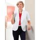 Jackenblazer CLASSIC "Blazer" Gr. 46, beige (ecru) Damen Blazer