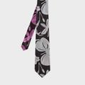 Paul Smith Black 'Floral Cutout' Silk Tie