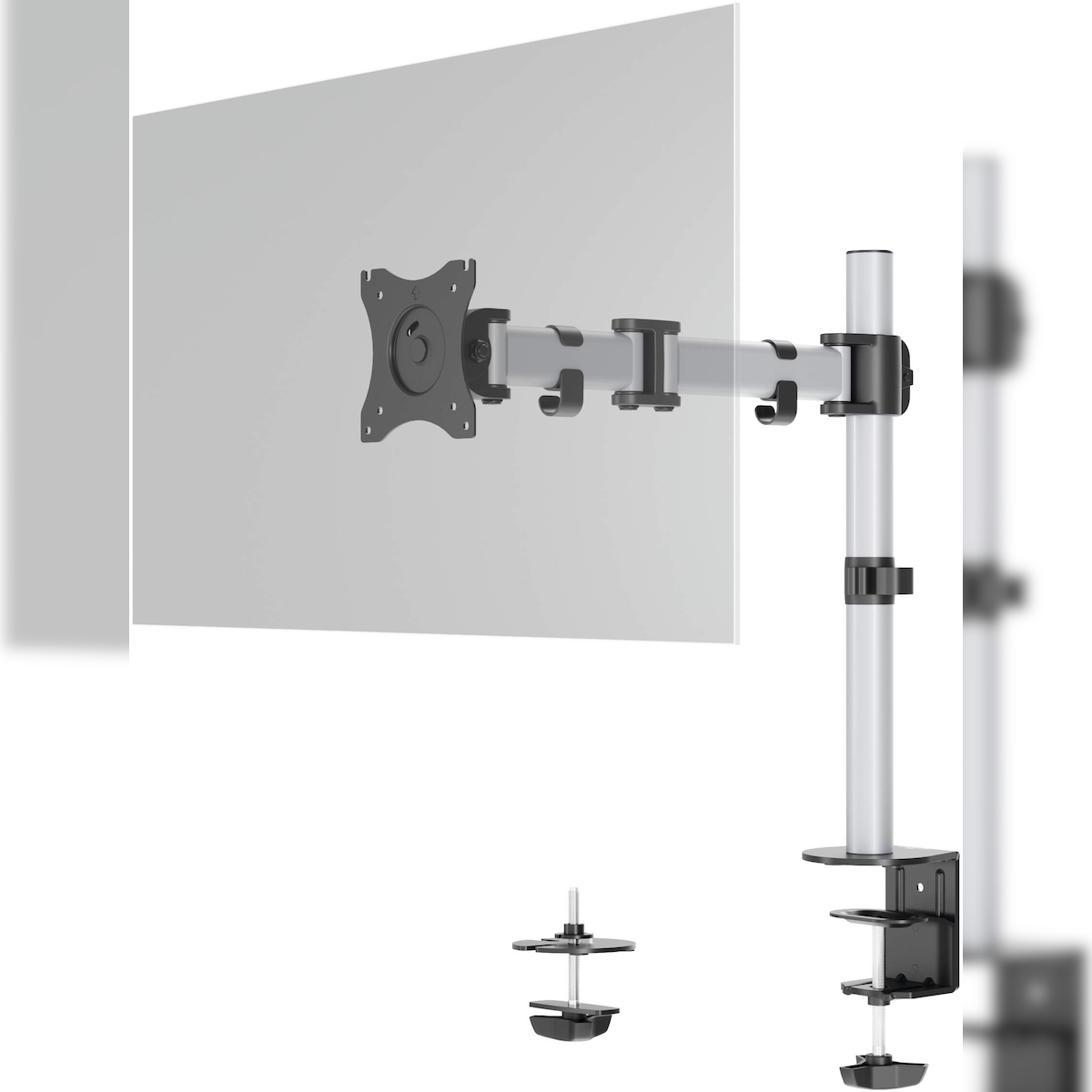 Durable Monitorhalterung Select 1 Monitor 8 kg Tischklemme silber Image
