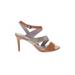 Johnston & Murphy Heels: Tan Shoes - Women's Size 6 1/2 - Open Toe