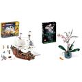 LEGO 31109 Creator 3-in-1 Piratenschiff Set & 10311 Icons Orchidee
