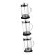 Garneck 3 Pcs Heat Resistant Coffee Pot Manual Coffee Appliance Glass Coffee Pot Press Coffee Machine Manual Espresso Machine Coffee Maker Glass Tea Kettle Tea Strainer Tumbler Concentrate