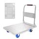 Platform Trolley Cart Heavy Duty Folding Hand Truck 600 KG Load Capacity Sack Barrow Flatbed Trolley on Wheels