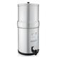 British Berkefeld Gravity Water Filter System - 6L Stainless Steel Filter System with 2 Doulton NSF certified Ceramic Ultra Fluoride Cartridges | Travel Drinking Water System for common contaminants