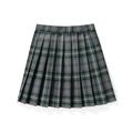 Gyios Skirt Women High Waist Pleated Plaid Skirts Mini Tennis Skirt School Uniform Short A-line Mini Skirt Girl 48cm-c-5xl