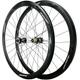 700C Disc Brake Road Bike Wheelset Cyclocross Road Bike Wheels Barrel Axle 1215 V/C Brake 29" 15MM