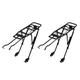 IGUATU 2X Bicycle Cargo Rack Disc Brake Aluminum Alloy Bicycle Rear Rack Bicycle All Terrain Road Bike Foldable Bicycles Pannier Rack Rack Rack