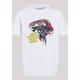 Kurzarmshirt F4NT4STIC "Kinder Superman New Ride -BLK with Kids Basic Tee" Gr. 146/152, weiß (white) Jungen Shirts T-Shirts