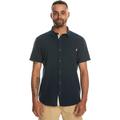 Kurzarmhemd QUIKSILVER Gr. S, N-Gr, blau (navy blazer) Herren Hemden