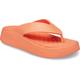 Zehentrenner CROCS "Getaway Platform Flip" Gr. 39, orange Damen Schuhe Strandschuhe