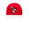 "Baseball Cap LOGOSHIRT ""Mainzelmännchen - Fritzchen Ball"" Gr. 1, rot (rot, weiß) Baby Caps Baseball mit detailreicher Stickerei"