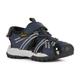 Sandale GEOX "J BOREALIS BOY B" Gr. 24, blau (navy, grau) Kinder Schuhe