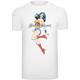 Kurzarmshirt F4NT4STIC "F4NT4STIC Herren Wonder Woman Jump with T-Shirt Round Neck" Gr. 5XL, weiß (white) Herren Shirts T-Shirts