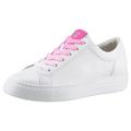 Sneaker PAUL GREEN Gr. 38, pink (weiß, pink) Damen Schuhe Sneaker