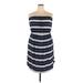 Old Navy Casual Dress - Mini Strapless Sleeveless: Blue Print Dresses - Women's Size 3X