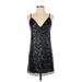 BCBGeneration Cocktail Dress - Mini: Black Stars Dresses - Women's Size X-Small