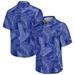 Men's Tommy Bahama Blue Detroit Lions Sport Vine Line Button-Down Shirt