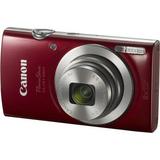 Canon Used PowerShot ELPH 180 Digital Camera (Red) 1096C001