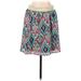 Lilly Pulitzer Casual Mini Skirt Mini: Teal Bottoms - Women's Size Medium