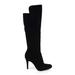 INC International Concepts Boots: Black Solid Shoes - Women's Size 8 1/2 - Open Toe