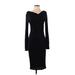 L.K. Bennett Casual Dress - Sheath: Black Dresses - Women's Size 4