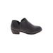 Mata Ankle Boots: Black Solid Shoes - Women's Size 6 1/2 - Round Toe