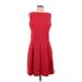 Lauren by Ralph Lauren Casual Dress - A-Line: Red Dresses - Women's Size 12