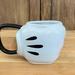 Disney Kitchen | Disney Mickey Mouse Fist Hand 3d Ceramic Coffee Mug Tea Cup. | Color: Black/White | Size: Os