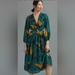 Anthropologie Dresses | Floral Cut-Out Midi Dress*-2 | Color: Tan | Size: Xs