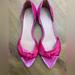 J. Crew Shoes | J.Crew Pink Velvet D'orsay Flats With Satin Knot | Color: Pink | Size: 9