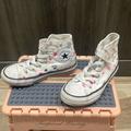 Converse Shoes | Little Girl, Converse With Stars, Tennis Shoes. Gently Worn Only A Few Times. | Color: White | Size: 12g