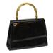 Gucci Bags | Gucci Bamboo Hand Bag Patent Leather Black 005 781 0265 Auth Yk10239 | Color: Black | Size: W7.5 X H5.1 X D2.8inch