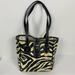 Dooney & Bourke Bags | Dooney & Bourke Vintage Zebra Animal Print Bucket Tote Shoulder Bag Purse Y2k | Color: Black/Cream | Size: Os