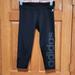 Adidas Pants & Jumpsuits | Adidas Climalite Women's L (16-18) Black Athletic Pant Yoga Capri Gym Leggings | Color: Black | Size: L