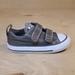 Converse Shoes | Converse Chuck Taylor All Star V Strap Slip-On Gray White Canvas Shoes | Color: Gray/White | Size: 6bb