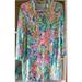 Lilly Pulitzer Swim | Lilly Pulitzer Esme Cover Up Dress Bennet Blue Surf Gypsea Medium | Color: Blue | Size: M