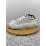 Converse Shoes | Converse Jack Purcell Ox White Leather Casual Lifestyle Y2k Sneakers Womens 8.5 | Color: White | Size: 8.5