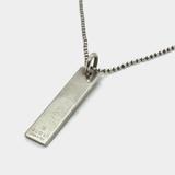 Gucci Jewelry | Gucci Logo Bar Necklace - Silver Silver Women | Color: Silver | Size: Os