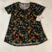 Lularoe Tops | Lularoe Women’s Classic T /Size: M/ Color: Multicolored Floral Design (Nwt) | Color: Blue/Yellow | Size: M