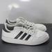 Adidas Shoes | Adidas Breaknet Size 9 Womens 006943 Cloud White Black Casual Trainers Sneakers | Color: White | Size: 9