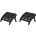 WINSOON All Weather HIPS Outdoor Folding Ottoman Adirondack Chair Footrest Set Of 2