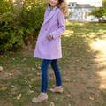 J. Crew Jackets & Coats | J.Crew Daphne Topcoat In Italian Boiled Wool | Color: Purple | Size: 00