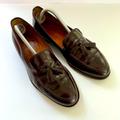 Gucci Shoes | Gucci Authentic Gucci Loafers Leather Tassel Shoes Dark Brown Size 10 D 110-0186 | Color: Brown | Size: 10